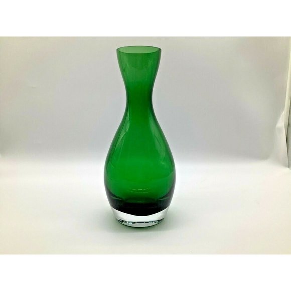 Crate and Barrel Diva Emerald Green Vase, Poland - Picture 3 of 9